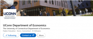 UConn Econ LinkedIn Page