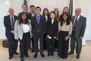 Storrs Fed Challenge Team at the Open House in Washington, DC